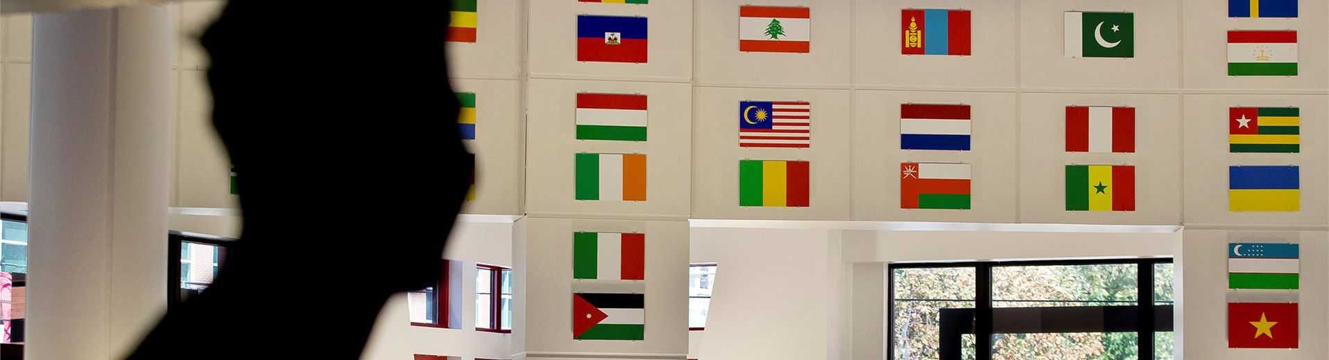 Student Center Flags